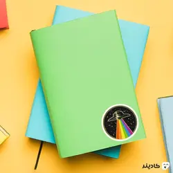 استیکر لپ تاپ کول طوری - آدم فضایی‌های مشتی