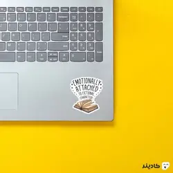 استیکر لپ تاپ کول طوری - کتاب بخوانیم!