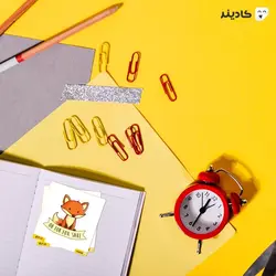 استیکر لپ تاپ کول طوری - مراقب روباه‌ها باشیم