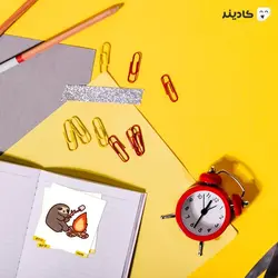 استیکر لپ تاپ کول طوری - خنگ در حال خوردن مارشمالو