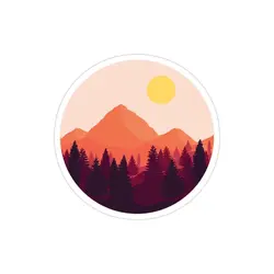 استیکر لپ تاپ کول طوری - منظره بامزه
