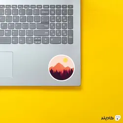 استیکر لپ تاپ کول طوری - منظره بامزه