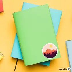 استیکر لپ تاپ کول طوری - منظره بامزه