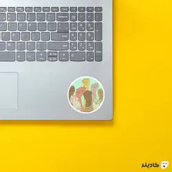 استیکر لپ تاپ کول طوری - کنار همیم!