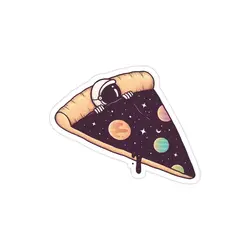 استیکر لپ تاپ کول طوری - پیتزا بزن