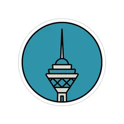 استیکر لپ تاپ ایران - برج میلاد