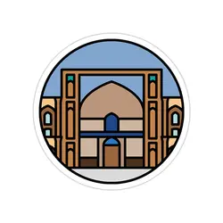 استیکر لپ تاپ ایران - سردر عالی قاپو