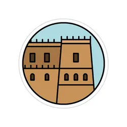 استیکر لپ تاپ ایران - قلعه شوش