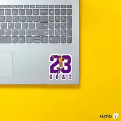 استیکر لپ تاپ لبران جیمز - بهترین تمام دوران!