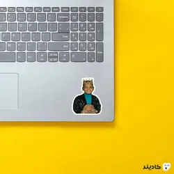 استیکر لپ تاپ لبران جیمز - لبران در کودکی