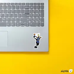 استیکر لپ تاپ لبران جیمز - بهترین تمام دوران!
