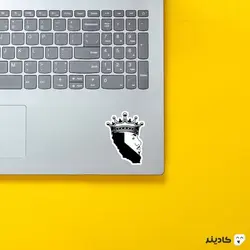 استیکر لپ تاپ لبران جیمز - نیم رخ سلطان