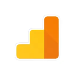 استیکر لپ تاپ شرکت گوگل - سرویس گوگل آنالیتکس
