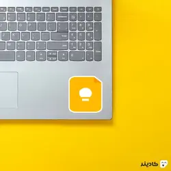 استیکر لپ تاپ شرکت گوگل - دفترچه یادداشت گوگل