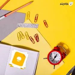 استیکر لپ تاپ شرکت گوگل - دفترچه یادداشت گوگل