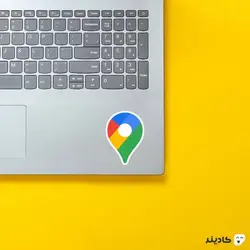 استیکر لپ تاپ شرکت گوگل - سرویس گوگل مپس
