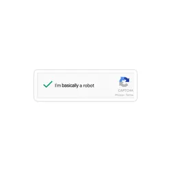استیکر لپ تاپ شرکت گوگل - من ربات نیستم