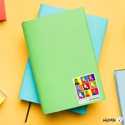 استیکر لپ تاپ ریچارد فاینمن - فاینمن رنگارنگ