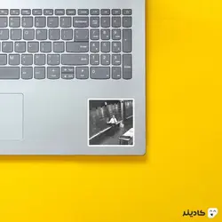 استیکر لپ تاپ ریچارد فاینمن - استاد در حال تدریس