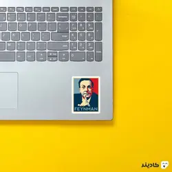 استیکر لپ تاپ ریچارد فاینمن - فیزیکدان خفن
