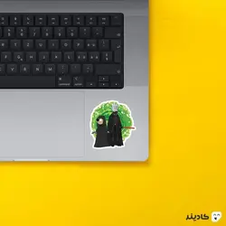 استیکر لپ تاپ ریک و مورتی دارک ریک