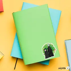 استیکر لپ تاپ ریک و مورتی دارک ریک