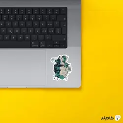 استیکر لپ تاپ قلعه متحرک هاول