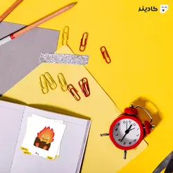 استیکر لپ تاپ قلعه متحرک هاول  - آتش