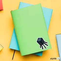 استیکر لپ تاپ ماینکرفت -  ماهی مرکب