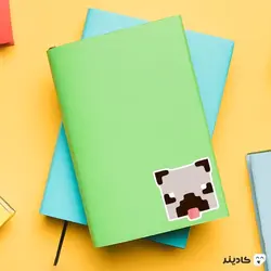 استیکر لپ تاپ ماینکرفت -  سگ