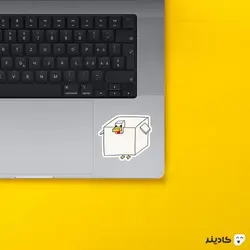 استیکر لپ تاپ ماینکرفت - چیکن