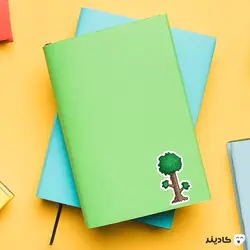 استیکر لپ تاپ ماینکرفت - درخت