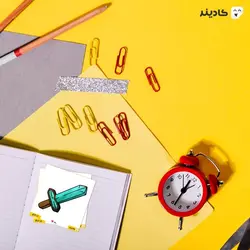 استیکر لپ تاپ ماینکرفت -  شمشیر الماس