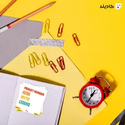 استیکر لپ تاپ مدیرمحصول قهرمان