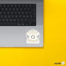 استیکر لپ تاپ نشان مدیریت محصول