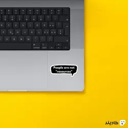 استیکر لپ تاپ احترام به نیروی کار