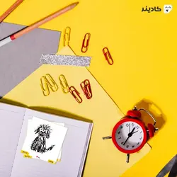 استیکر لپ تاپ سیاه و سفید - سگ