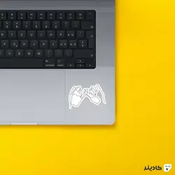 استیکر لپ تاپ لاین ارت - قول