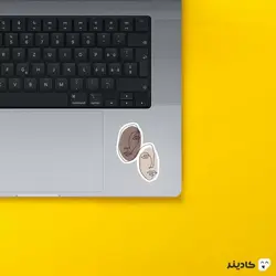استیکر لپ تاپ لاین ارت - برابری