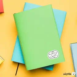 استیکر لپ تاپ سیاه و سفید - زندگی