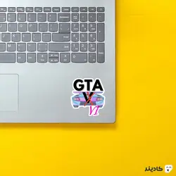 استیکر لپ تاپ جی تی ای - پوستر GTA V