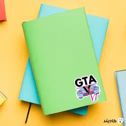 استیکر لپ تاپ جی تی ای - پوستر GTA V