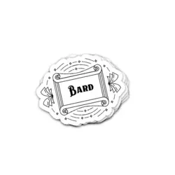 استیکر دانجنز اند دراگونز DnD Bard