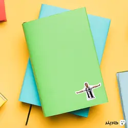 استیکر لپ تاپ خوشحالی رونالدو