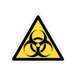 استیکر لپتاپ Biohazard