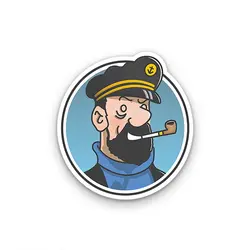 استیکر ماجراهای تن تن، کاپیتان هادوک طرح ۱
