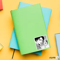 استیکر لپتاپ لیوای عصبانی