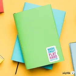 استیکر Work Smart. Play Hard