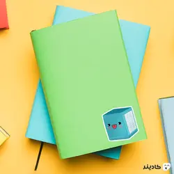 استیکر لپ تاپ کولر آبی