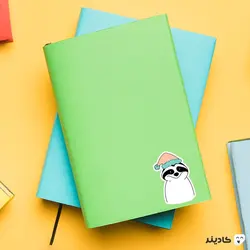 استیکر راکون مینیمال